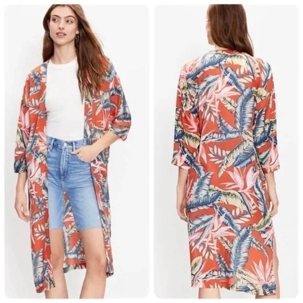 Loft | Paradise Duster XS/S Rich Chestnut Beach Cover Up Boho